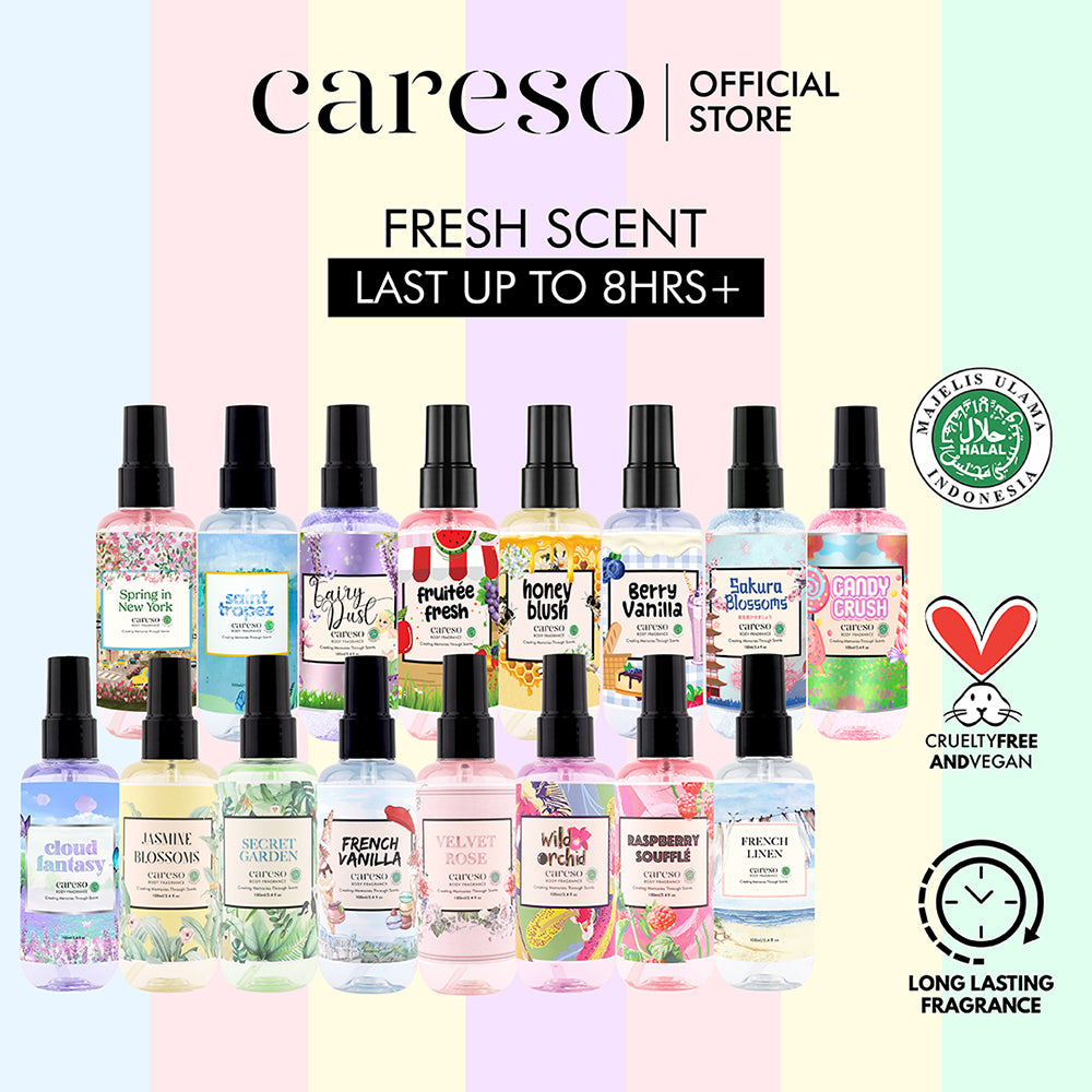 CARESO Body Fragrance 100ml | Body Mist | Halal Cert