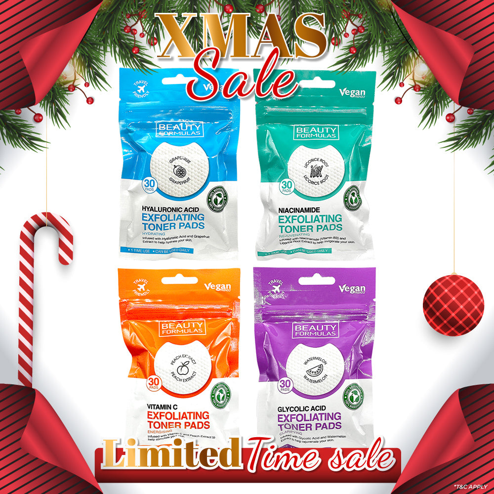 Beauty Formulas Exfoliating Toner Pads 30s