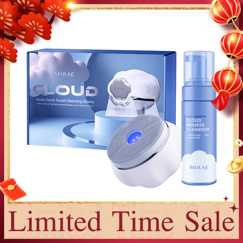 Mirae Cloud Smart Sonic Facial Cleansing Device + Cleansing Mousse 150ml