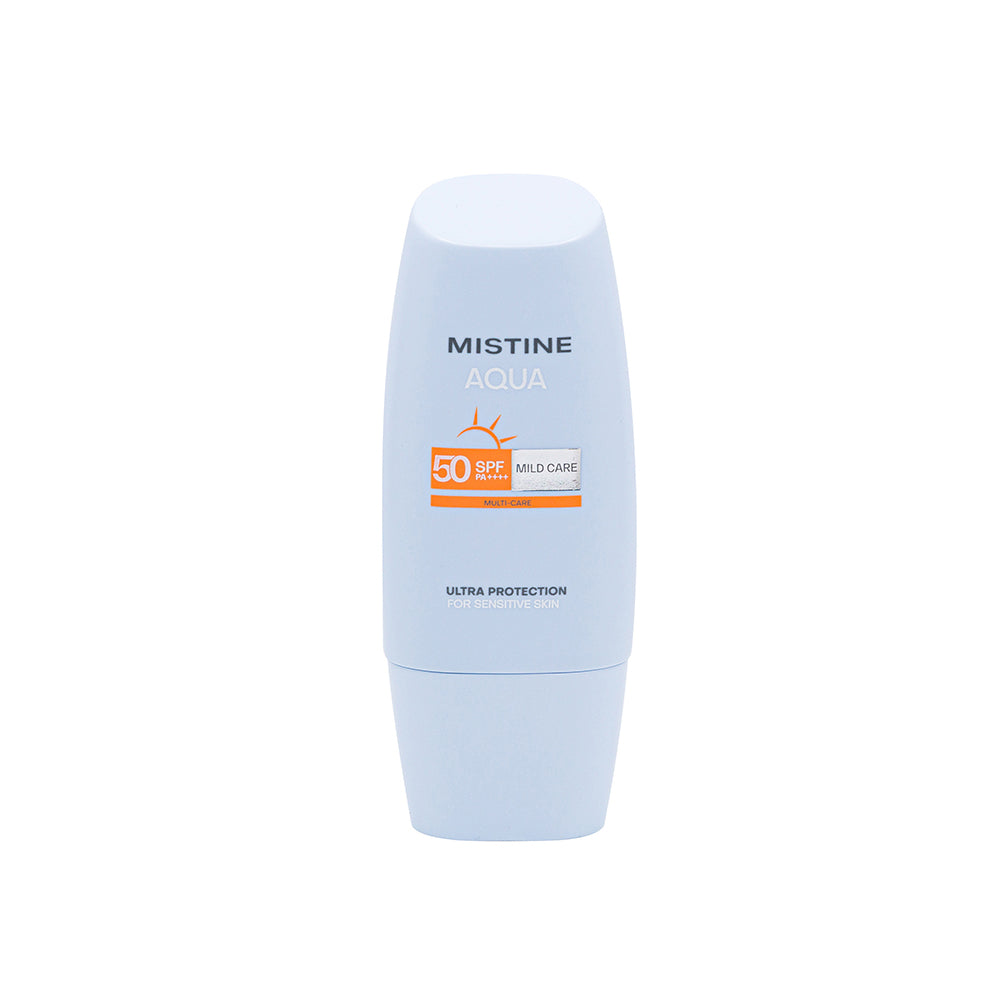 Mistine Aqua Base Ultra Protection Mild Care Facial Sunscreen Cream SPF50 PA++++ 40ml