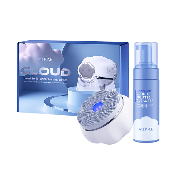 Mirae Cloud Smart Sonic Facial Cleansing Device + Cleansing Mousse 150ml