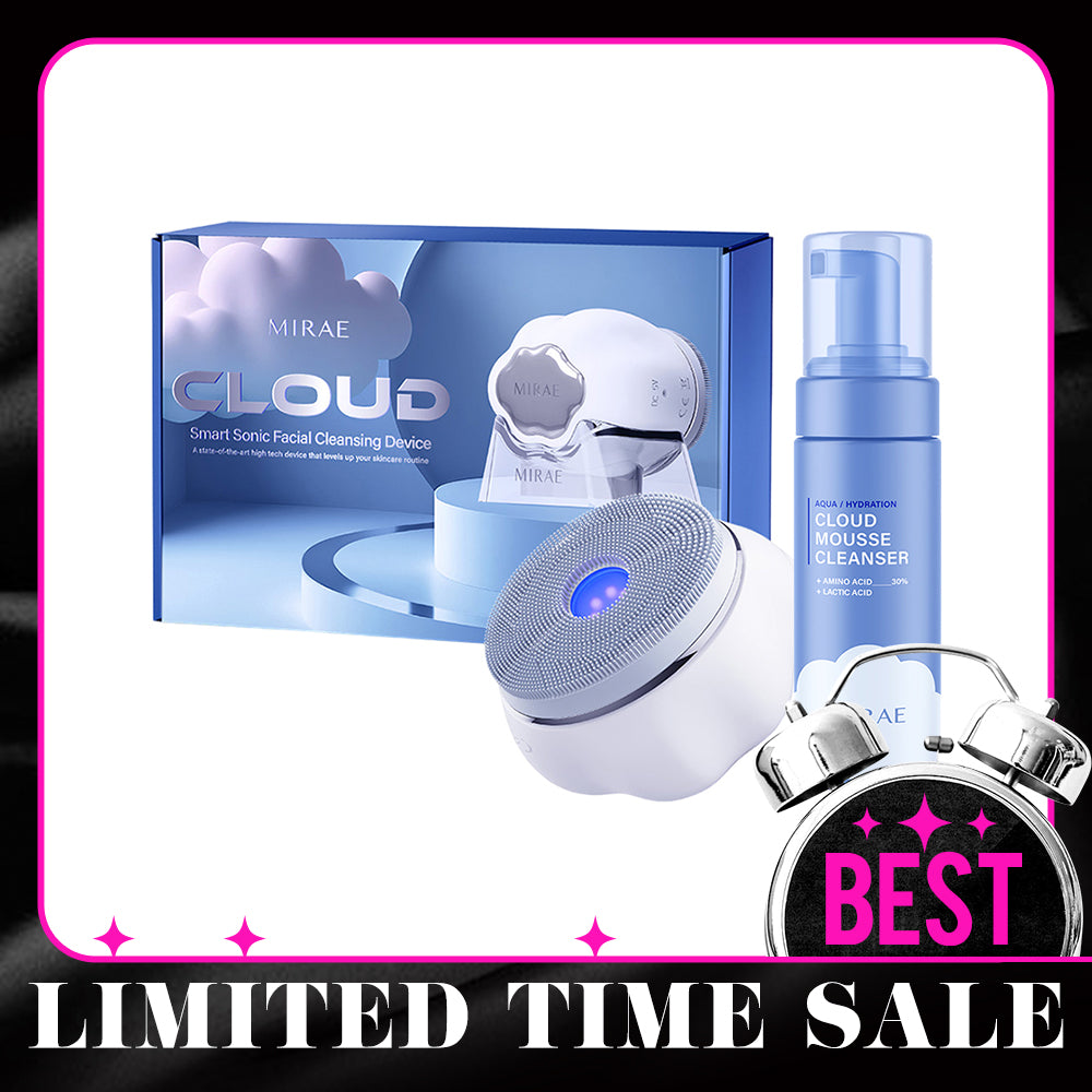 Mirae Cloud Smart Sonic Facial Cleansing Device + Cleansing Mousse 150ml