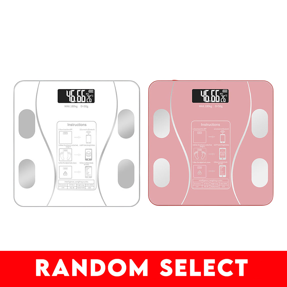 【Gift】Smart Bluetooth Digital Body BMI Scale (Random Select)