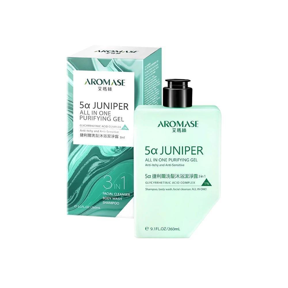 Aromase 5α Juniper All In One Purifying Gel 260ml - iQueen.sg