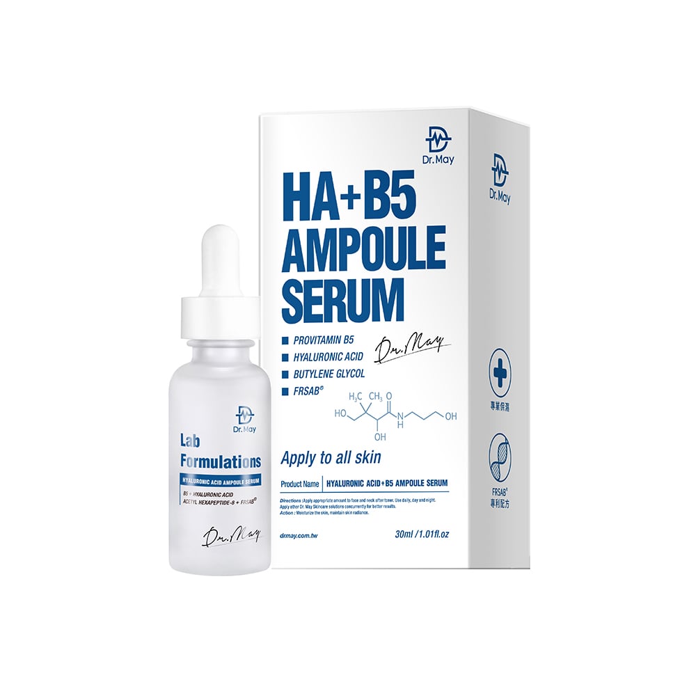 Dr May Hyaluronic Acid + B5 Ampoule Serum 30ml